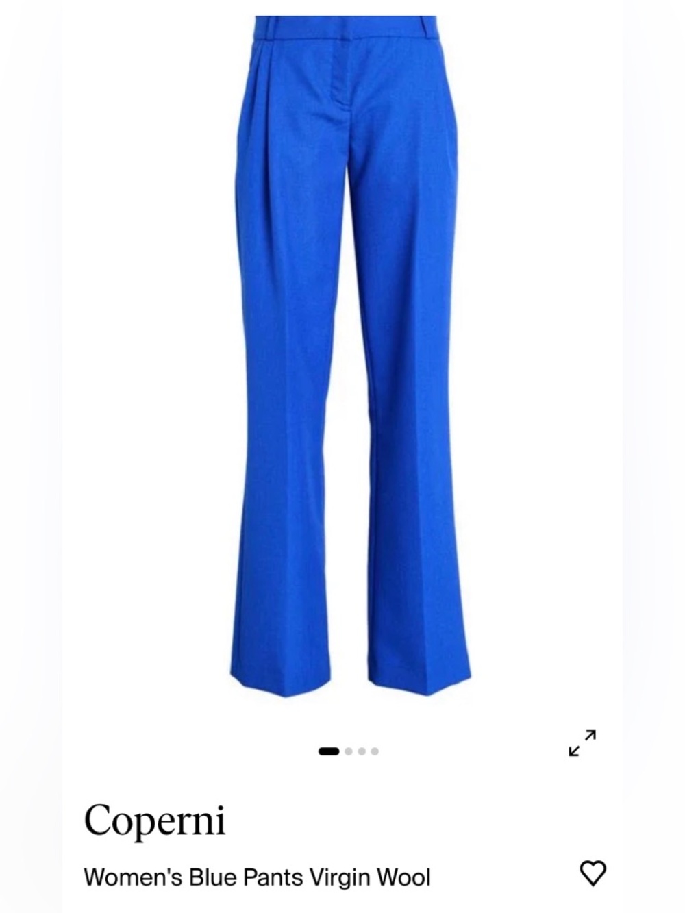 Coperni Women’s Wool Tailored Trouser - XS